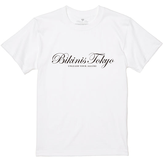 THE BIKINISTOKYO LOGO TEE - SIGNATURE FRONT - 5.6oz Basic Tee
