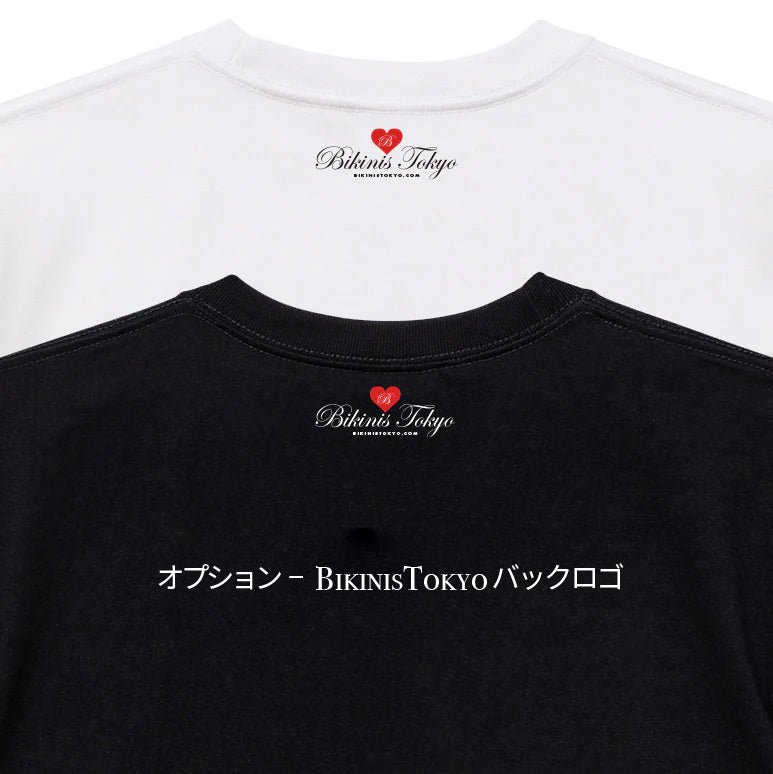 THE BIKINISTOKYO LOGO TEE - OUTLINE - 5.6oz Basic Tee
