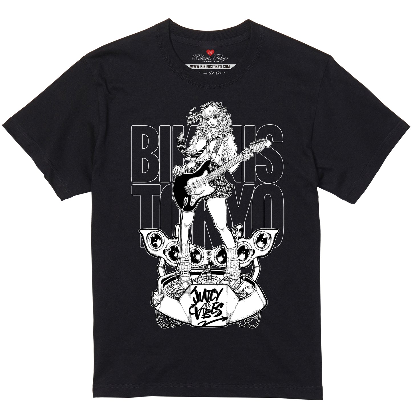 BikinisTokyo GAL JK Guitar by Koji Tabe colorful Edition - 6.2 oz Premium T