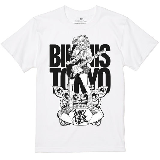 BikinisTokyo GAL JK Guitar by Koji Tabe - 5.6oz Basic Tee