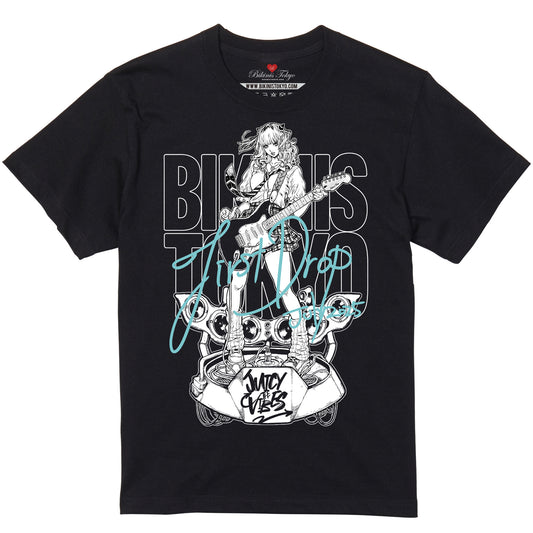【プレオーダー限定商品】First Drop Exclusive - BikinisTokyo GAL JK Guitar by Koji Tabe - 5.6oz Basic Tee