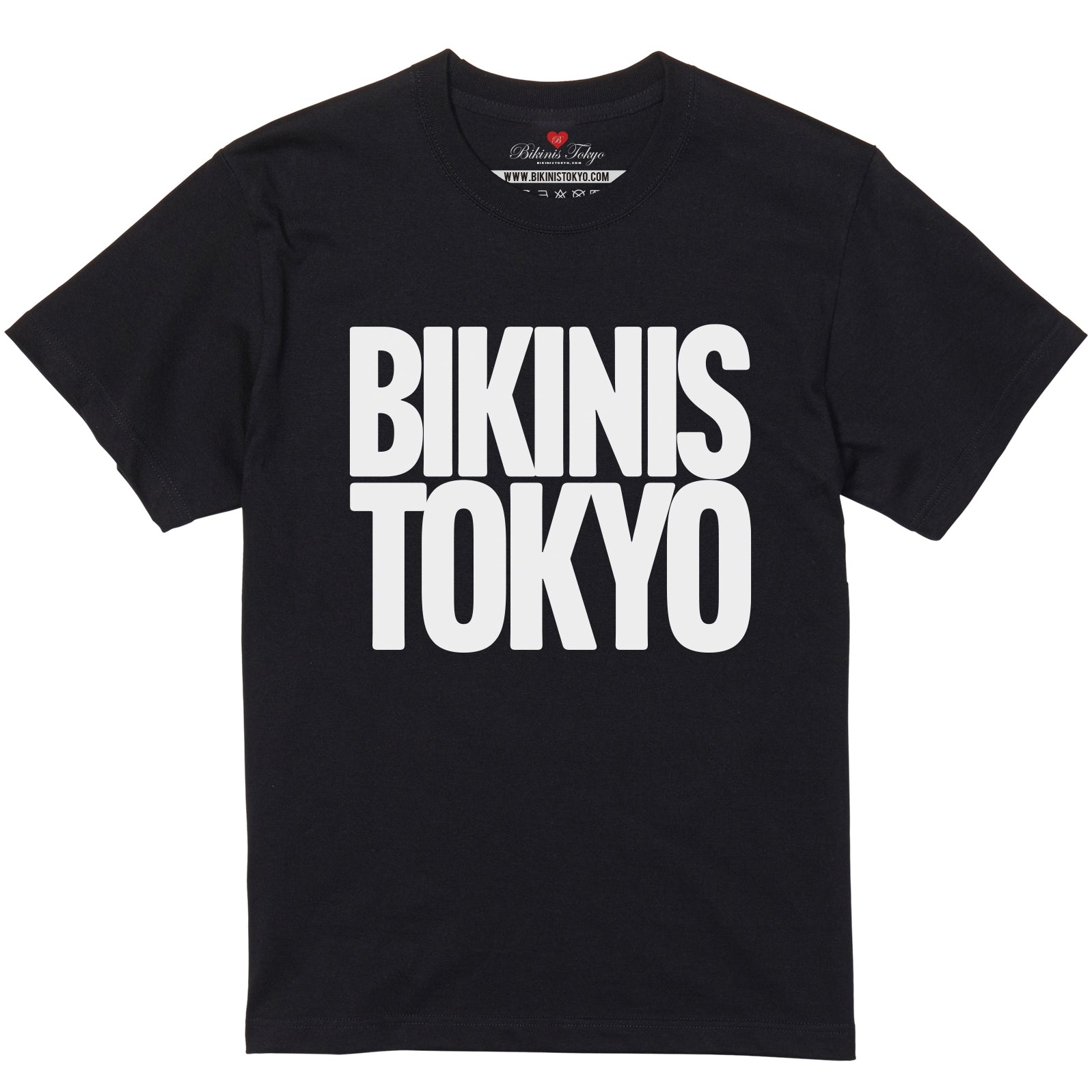 BAKATEEE ロゴ t Lsize THE BIKINISTOKYO LOGO TEE - SOLID - 5.6oz Basic Tee