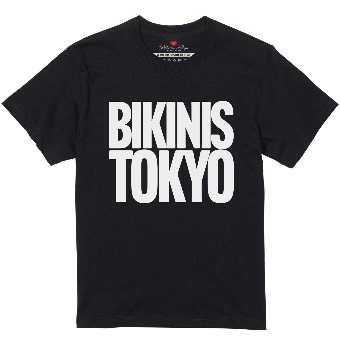 THE BIKINISTOKYO LOGO TEE - SOLID - 5.6oz Basic Tee