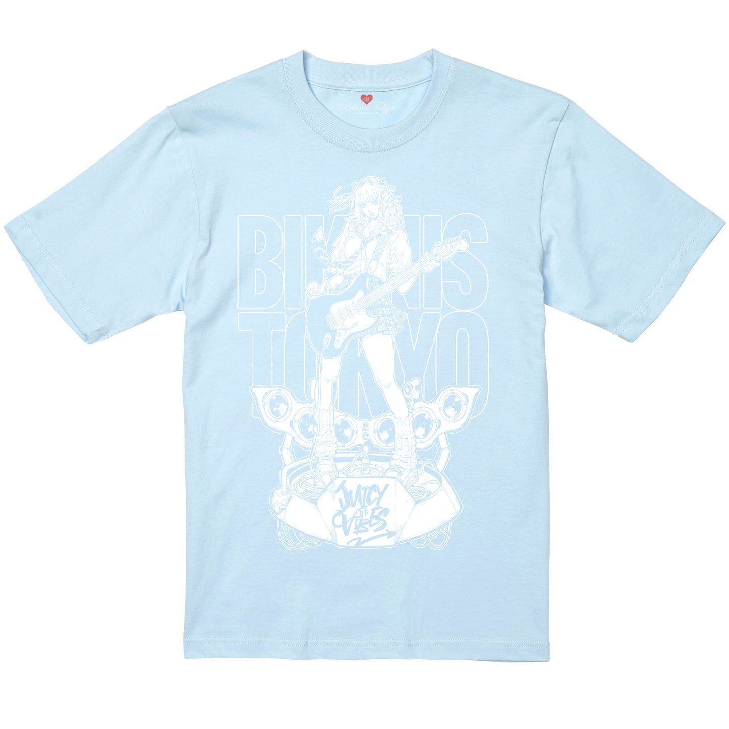 BikinisTokyo GAL JK Guitar by Koji Tabe colorful Edition - 6.2 oz Premium T