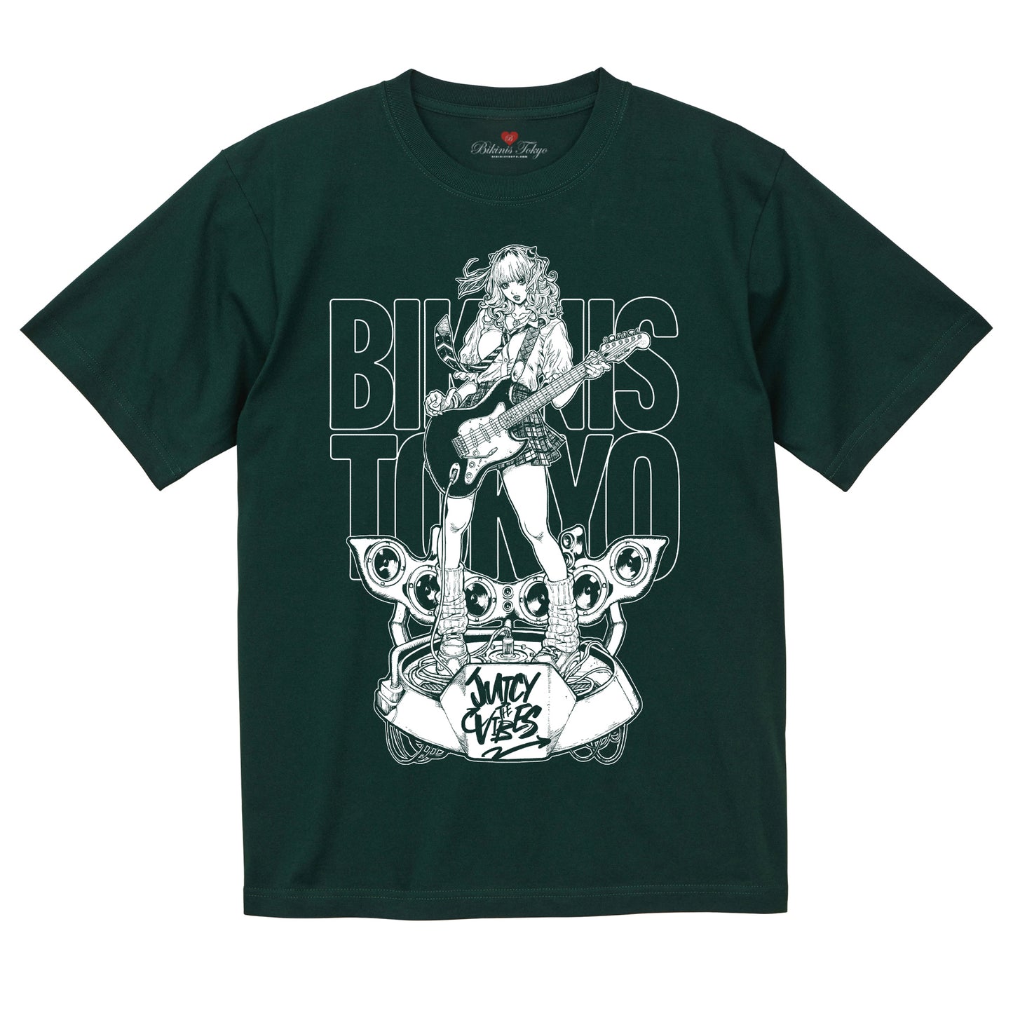 BikinisTokyo GAL JK Guitar by Koji Tabe colorful Edition - 6.2 oz Premium T