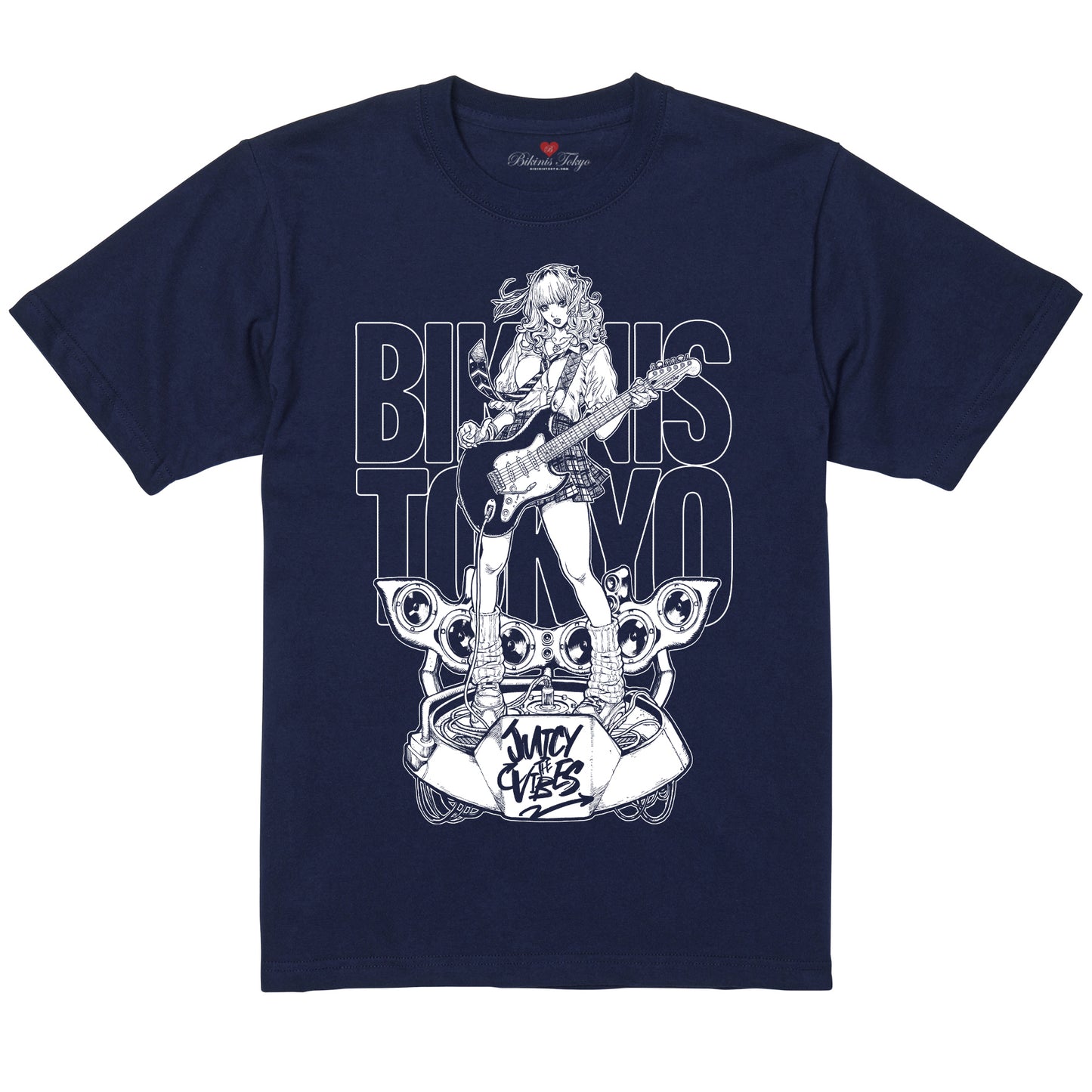 BikinisTokyo GAL JK Guitar by Koji Tabe colorful Edition - 6.2 oz Premium T