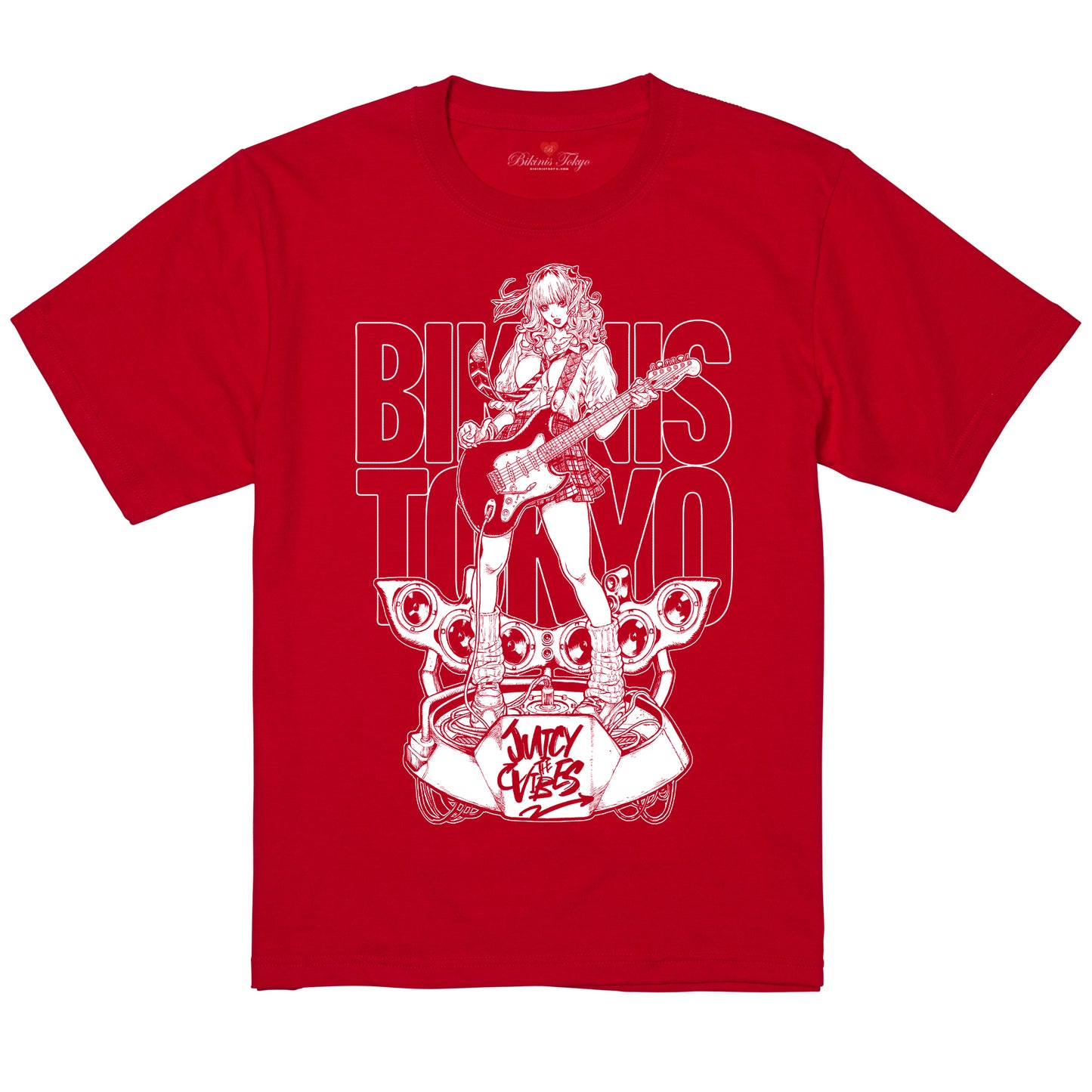 BikinisTokyo GAL JK Guitar by Koji Tabe colorful Edition - 6.2 oz Premium T