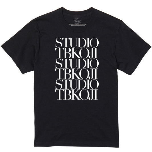 StudioTB:Stacked Type - 5.6oz Basic Tee