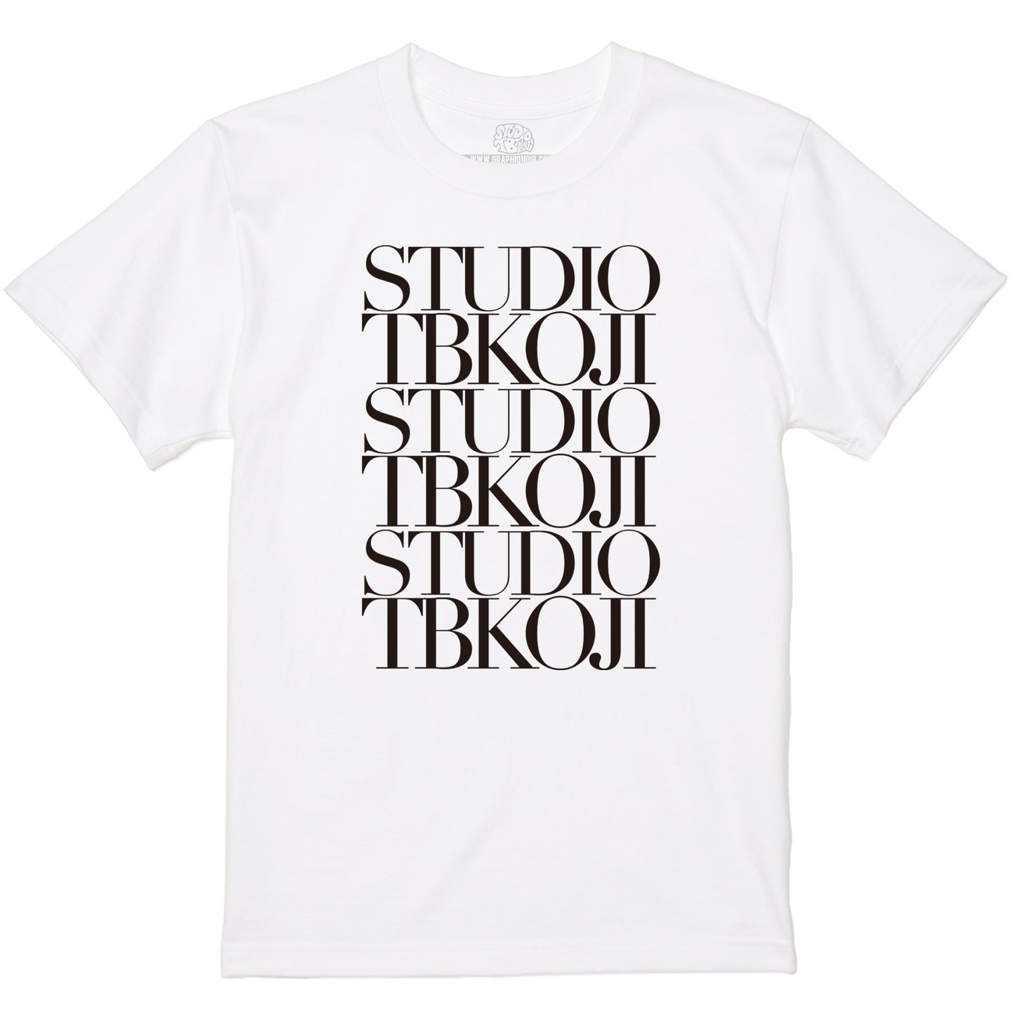 StudioTB:Stacked Type - 5.6oz Basic Tee