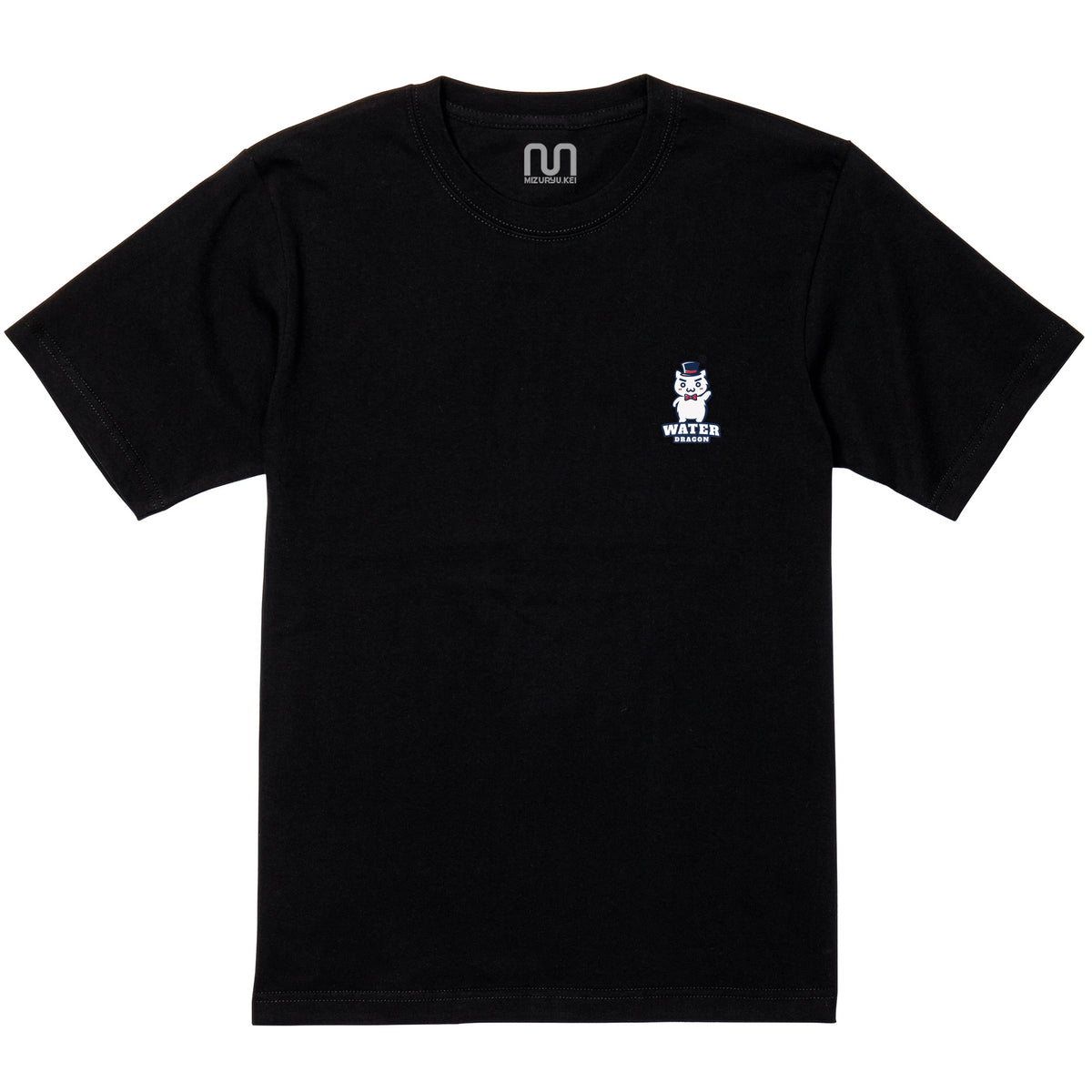 MIZURYU KEI: WATER DRAGON - 5.6oz Basic Tee ブラック