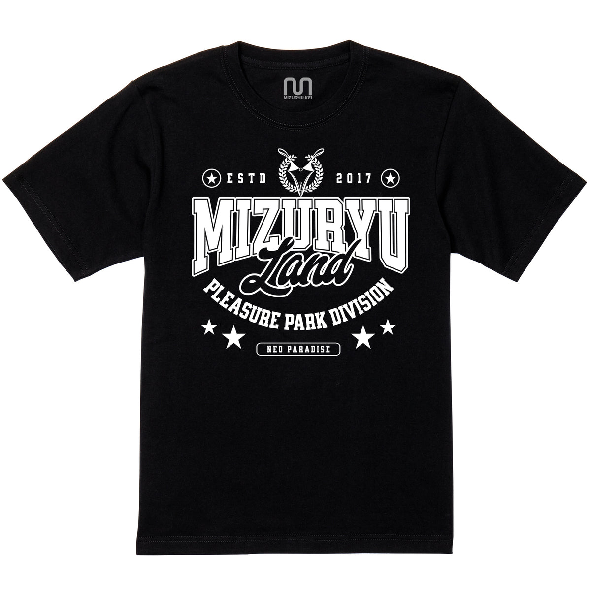 MIZURYU KEI: MIZURYU Land PLEASURE PARK - 6.2oz Premium T ブラック