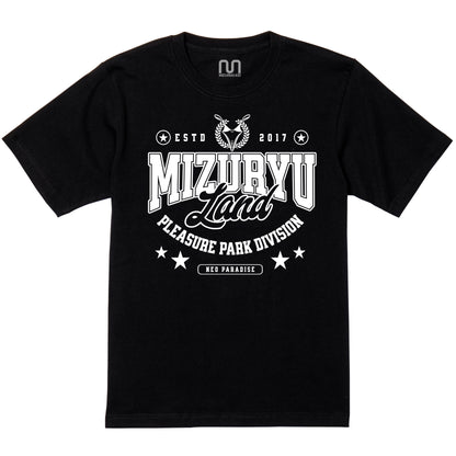 MIZURYU KEI: MIZURYU Land PLEASURE PARK - 6.2oz Premium T ブラック