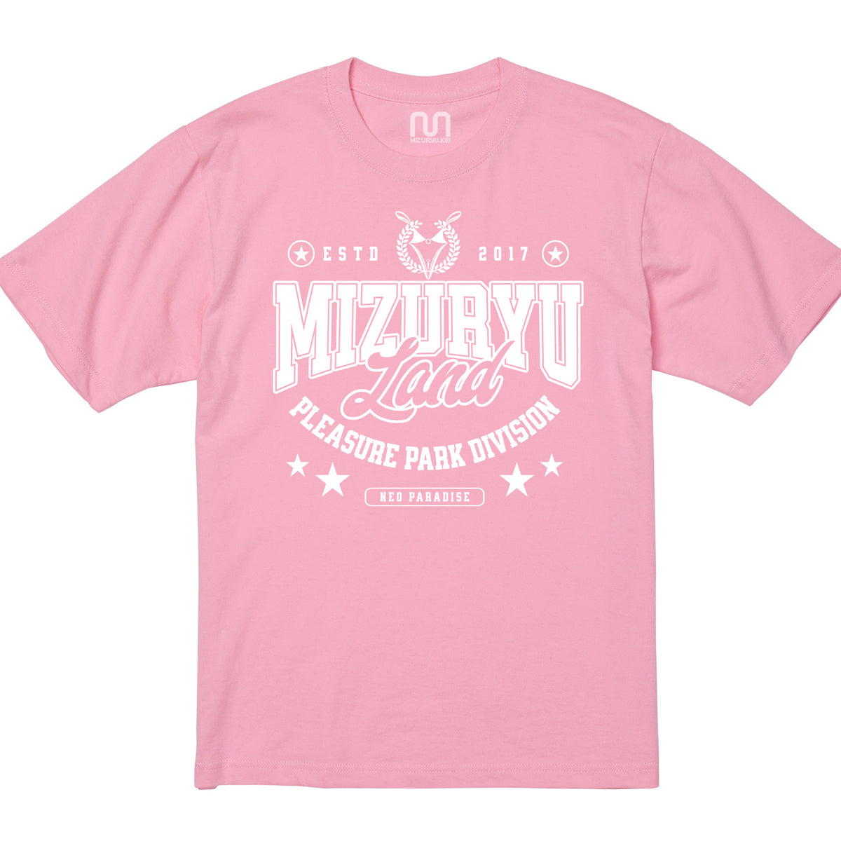 MIZURYU KEI: MIZURYU Land PLEASURE PARK - 6.2oz Premium T ピンク