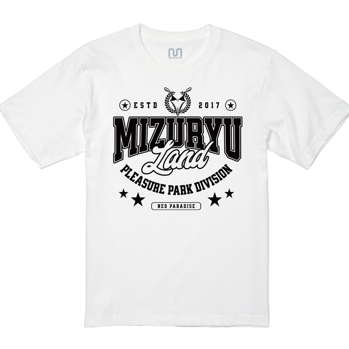 MIZURYU KEI: MIZURYU Land PLEASURE PARK - 6.2oz Premium T ホワイト