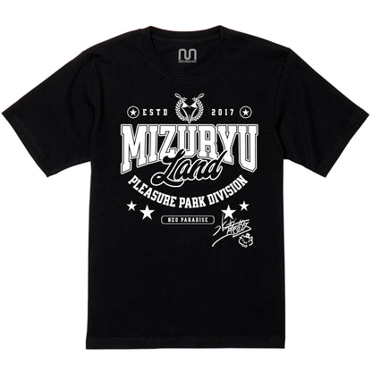 MIZURYU KEI: MIZURYU Land PLEASURE PARK / Signature Edition - 6.2oz Premium T ブラック