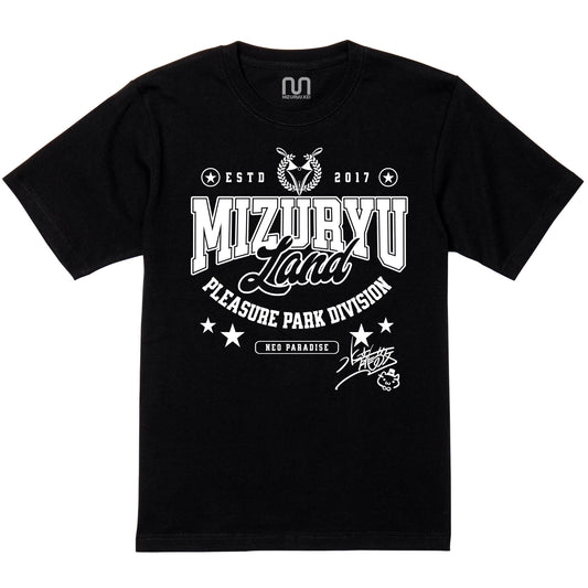 MIZURYU KEI: MIZURYU Land PLEASURE PARK / Signature Edition - 6.2oz Premium T ブラック