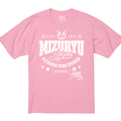 MIZURYU KEI: MIZURYU Land PLEASURE PARK / Signature Edition - 6.2oz Premium T ピンク