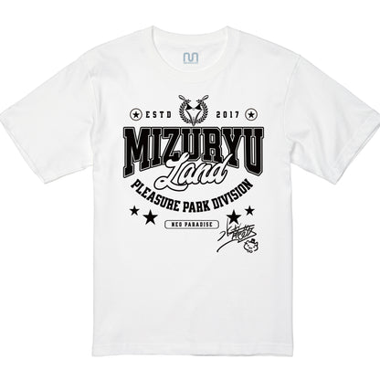 MIZURYU KEI: MIZURYU Land PLEASURE PARK / Signature Edition - 6.2oz Premium T ホワイト