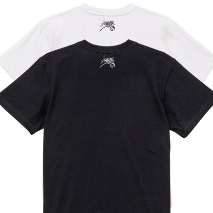 MIZURYU KEI: COME VISIT MIZURYUKEI LANDXXX / Signature Edition - 5.6oz Basic Tee 首元裏のサインプリント