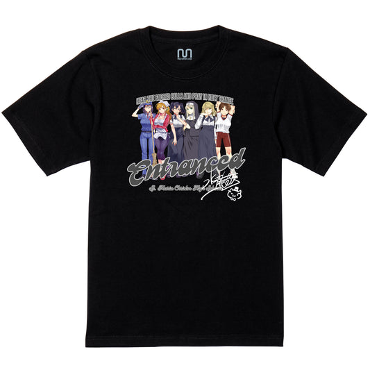 MIZURYU KEI: St. Maria Christos High School / Signature Edition - 5.6oz Basic Tee ブラック
