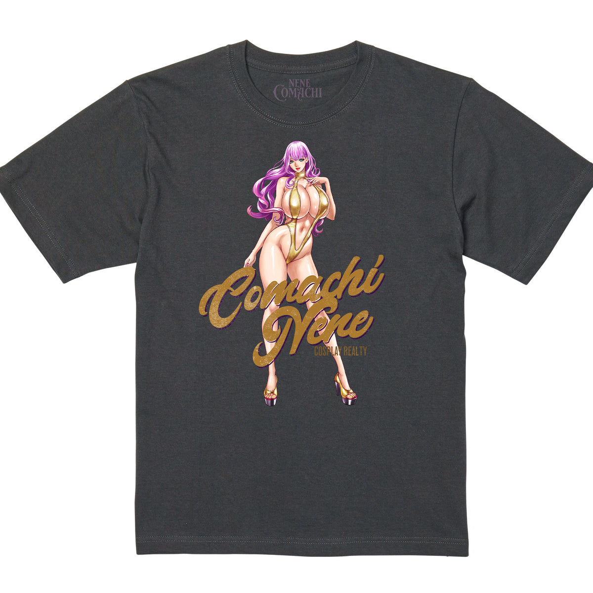 小町ねね × たべ・こーじ - COSPLAY REALTY Illustration - 6.2oz Premium T スミ