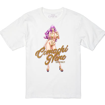 小町ねね × たべ・こーじ - COSPLAY REALTY Illustration - 6.2oz Premium T ホワイト