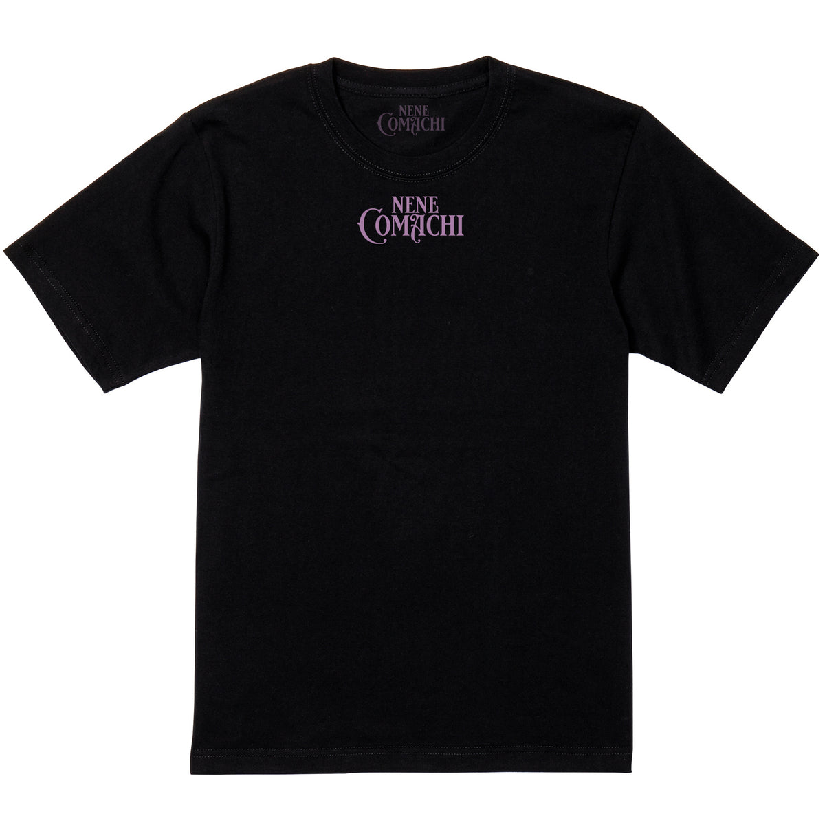 NENE COMACHI LOGO TEE - 5.6oz Basic Tee ブラック × パープル