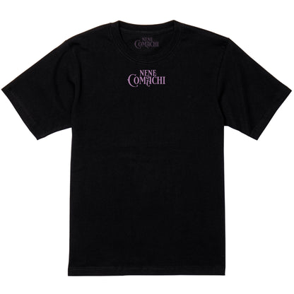 NENE COMACHI LOGO TEE - 5.6oz Basic Tee ブラック × パープル