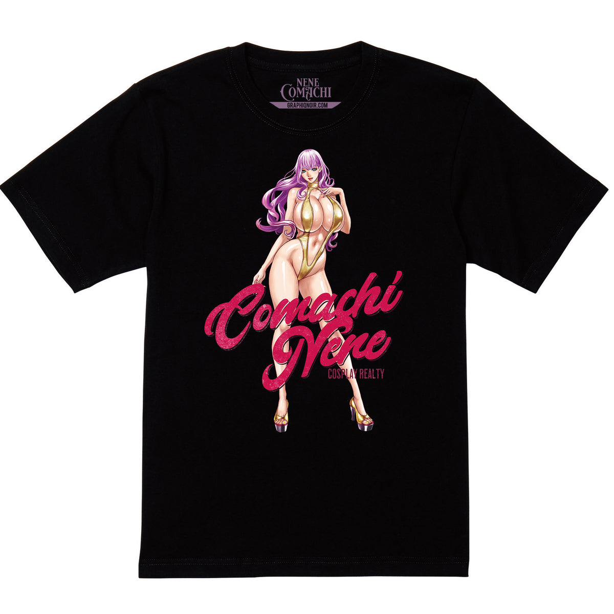 小町ねね × たべ・こーじ - COSPLAY REALTY Illustration - 6.2oz Premium T